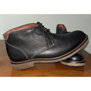 Johnston & Murphy Men Copeland Chukka Boots Size US 7M Black Tumbled Leather